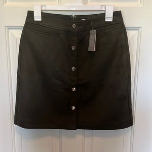 Loft faux suede skirt